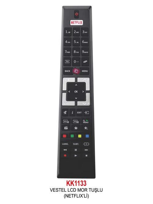 LCD MOR TUŞLU (NETFLIX’Lİ) KUMANDA