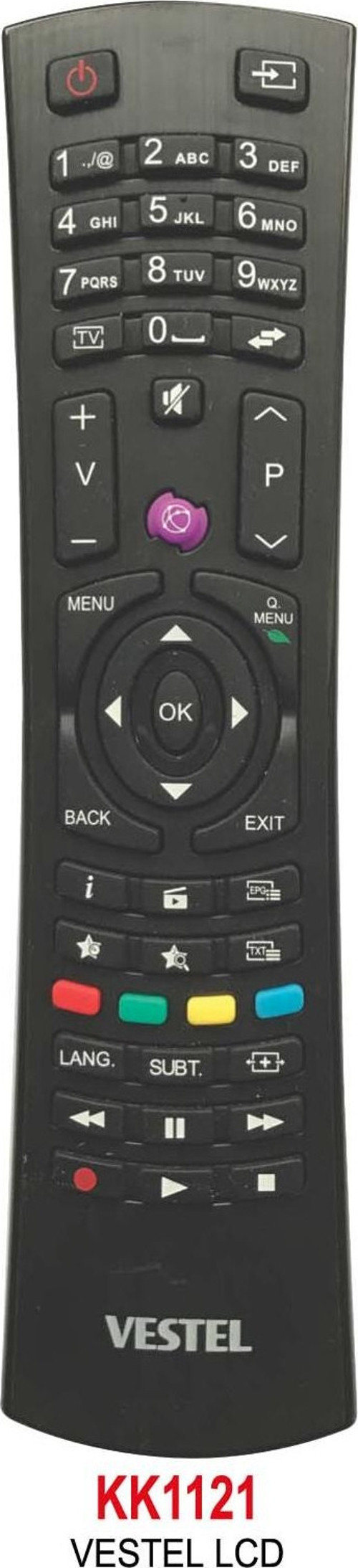 LCD TV KUMANDA SİYAH