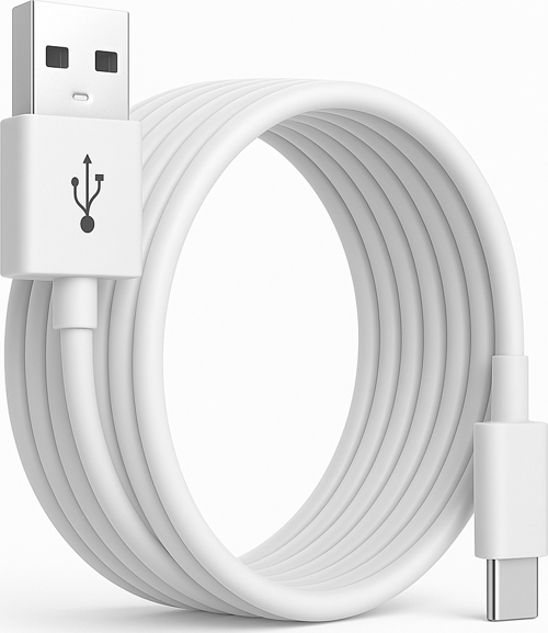 3A 60W UsbA to Type-C Hızlı Data ve Şarj Kablosu 2 Metre Beyaz X73