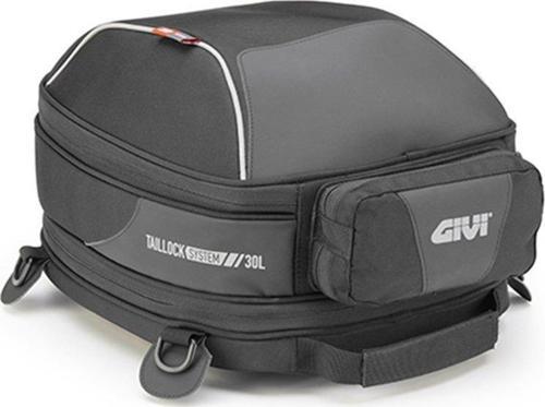 Black Taillock Easy Eyer 30LT Çanta + Givi Tanklocklu Eyer Aparatı Taban – Evrensel Uyum