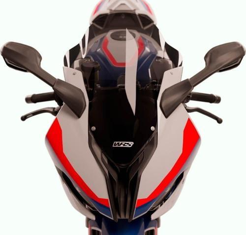 Yüksek Ön Camlı Yarış – Koyu Füme – BMW S 1000 RR 2023–2024 Uyumu