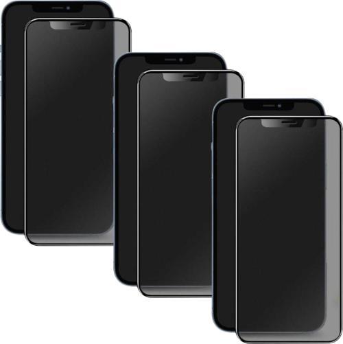 iPhone X-XS Uyumlu Tam Kaplayan Gizlilik Filtreli Mat Seramik Hayalet Ekran Koruyucu x3