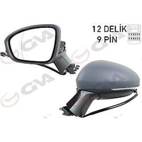 Ford Yeni Transit V 363 2014  Dış Dikiz Aynası Sol Sarı Sinyallı   Manuel Kısa Kollu (Oem No:Bk31176