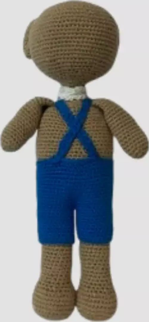 - Birsen 2552 El Yapımı Amigurumi Bahçıvan Ayı - 30 cm