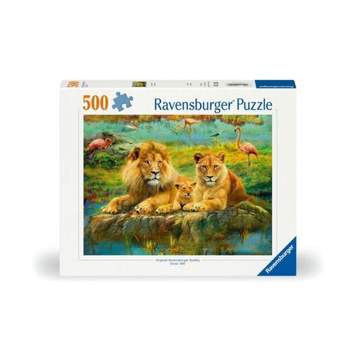 Puzzle Aslan Ailesi 500 Parça