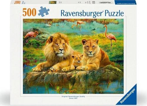 Puzzle Aslan Ailesi 500 Parça
