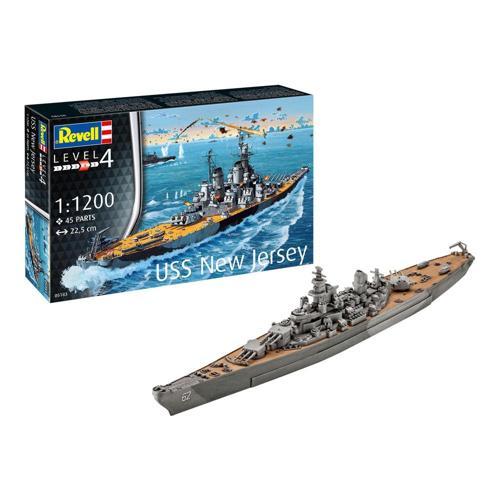 Maket Model Kit Battleship USS New Jersey  5183