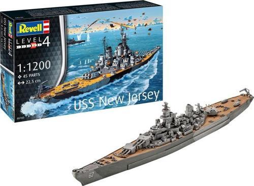 Maket Model Kit Battleship USS New Jersey  5183