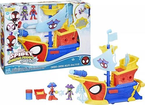 And His Amazing Friends Webs Ahoy Bubble Pirate Ship G0666