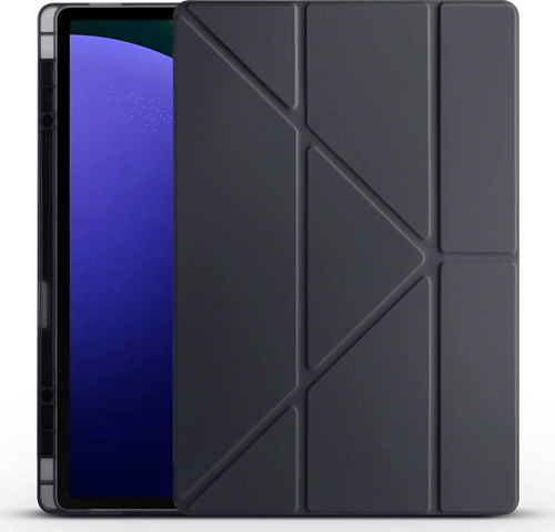 Galaxy Tab S11 Ultra Uyumlu Kalem Bölmeli Tri Folding Kılıf