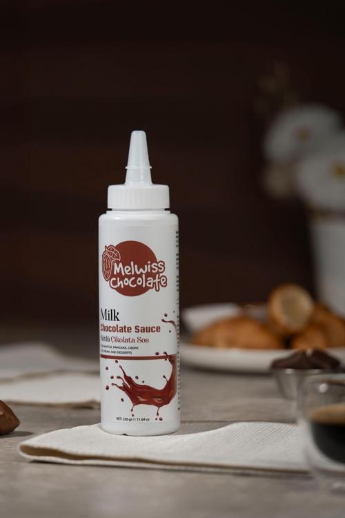 Sütlü Çikolata Sosu 330 g - Waffle Krep Pankek Sosu