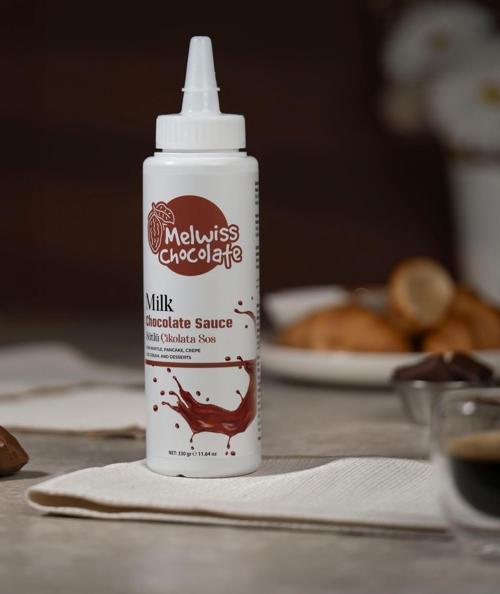 Sütlü Çikolata Sosu 330 g - Waffle Krep Pankek Sosu