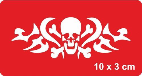 Tehlikeli Bölge Tattoo Geçici Dövme Şablonları Kına Kalıpları