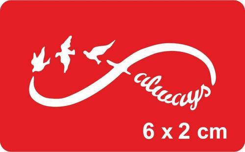 Sonsuz Kuşlar  Tattoo Geçici Dövme Şablonları Kına Kalıpları