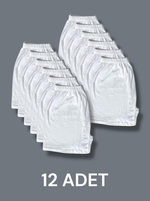 Pamuklu Arjantin Paçalı Erkek Boxer 12'li