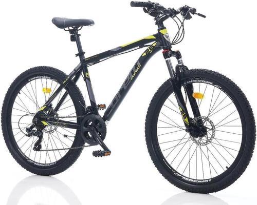 FELİX 1.0 ERKEK DAĞ BİSİKLETİ 381H HD 26 JANT 21 VİTES SİYAH SARI GRİ