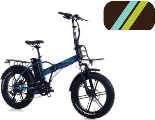 BROSTER TECHLA FAT BIKE ELEKTRİKLİ KATLANIR BİSİKLET 42CM HD 20 JANT 7 VİTES METALİK KAHVERE