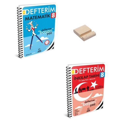 LGS 8. Sınıf Defterim Matematik ve İnkılap Tarihi + Telefon Standı
