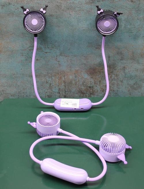 Kuromi Şarjlı Boyun Fanı Vantilatör 2 Kademeli Alk2689