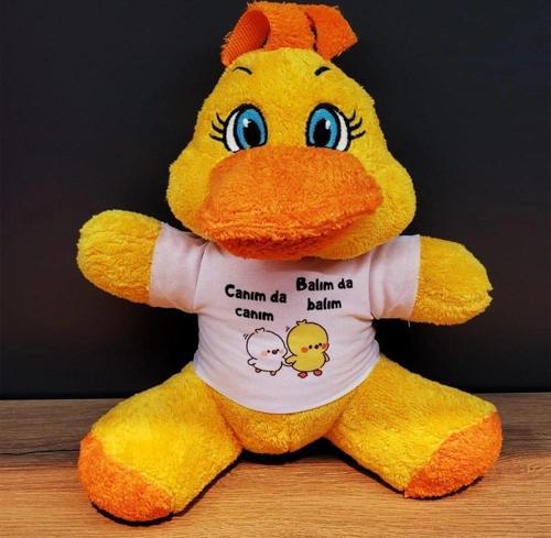 Sevimli Canım Da Canım Balım Da Balım Tasarımlı Peluş Civciv Oyuncak