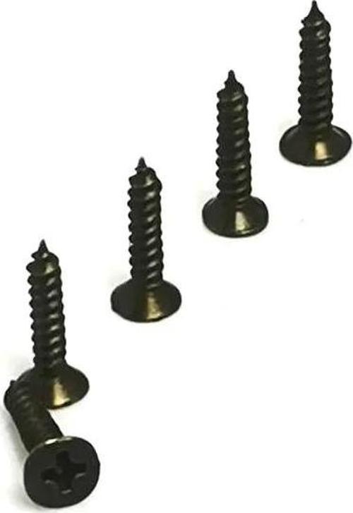 Klips, Menteşe, Ayak, Ağaç, Sunta Vidası 3x13 Mm - Siyah 100 Adet