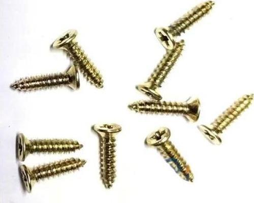 Klips, Menteşe, Ayak, Ağaç, Sunta Vidası 2,2x9,5mm - Sarı 100 Adet