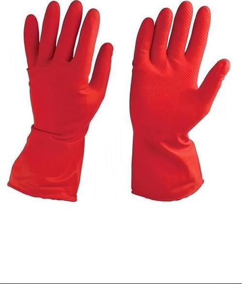 M Beden Temizlik Eldiveni – Doğal Lateks, Kaymaz Yüzey, 8-8.5 Numara