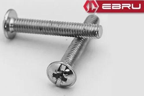 Yuvarlak Yıldız Başlı Rysb Kulp Vidası, Civata M4x35 - 50 Adet