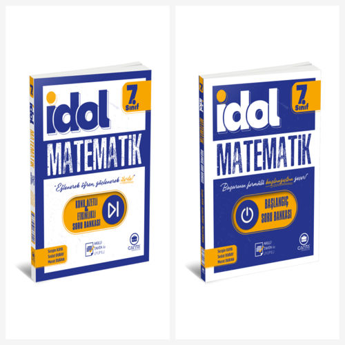Çanta 7.Sınıf Matematik İDOL Soru Bankası Seti 2 Kitap Çanta Yayınları