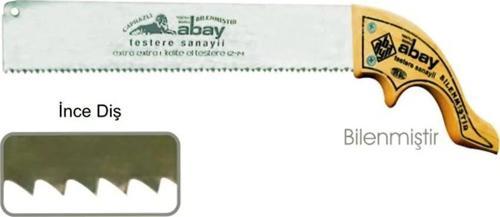 İnce Diş Zıvana El Testere 12 No - Ahşap Sap