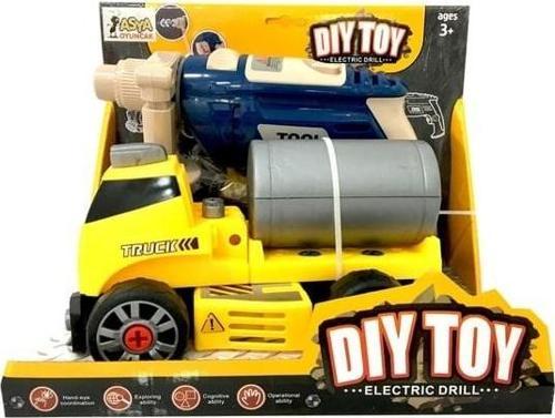 Toy Pilli Matkaplı Sök Tak İnşaat Araçları 0513