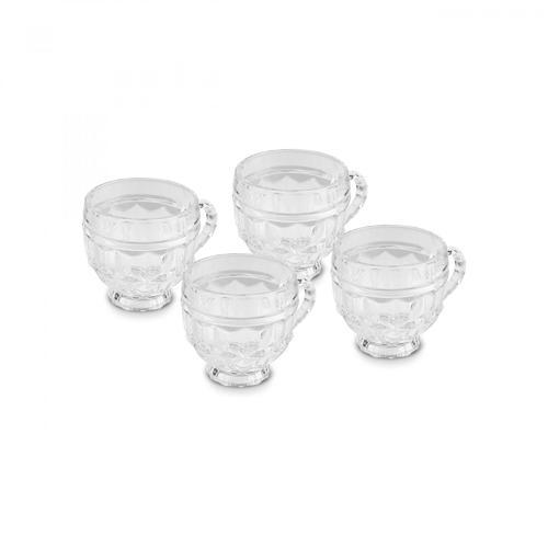 Sezen 4 Kişilik Cam Çay Fincanı