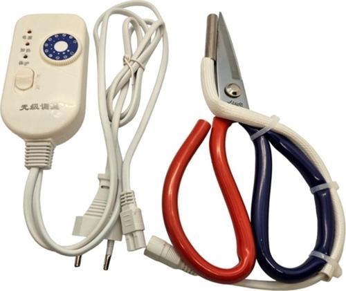 Rezistanslı Sıcak Kumaş Etiket Kurdele Kesim Makası 22cm