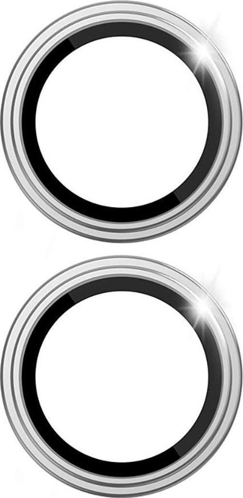 Wıwu İphone 17 Uyumlu Wiwu Lg-005 Falcon Anti Reflective Safir Kamera Lens Koruyucu Gümüş