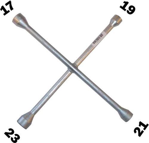 439lü Artı Bijon Anahtarı - Tek Anahtar İle 4 Farklı Jant Somunu Sökün