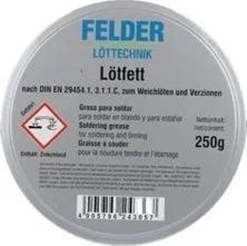 Felder Lötfett Lehim Pastası 250 Gr