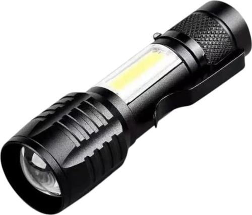 Wison Ws-5454 Taktik El Feneri Usb Şarj Edilebilir Kamp Feneri Cob Zumlanabilir Mini Taşınabilir El 