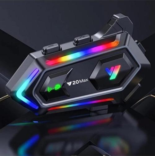 Y20 Max Motosiklet Bluetooth 5.3 Kask Intercom 2 Kişi 300 Metre Eşleşme Özellikli