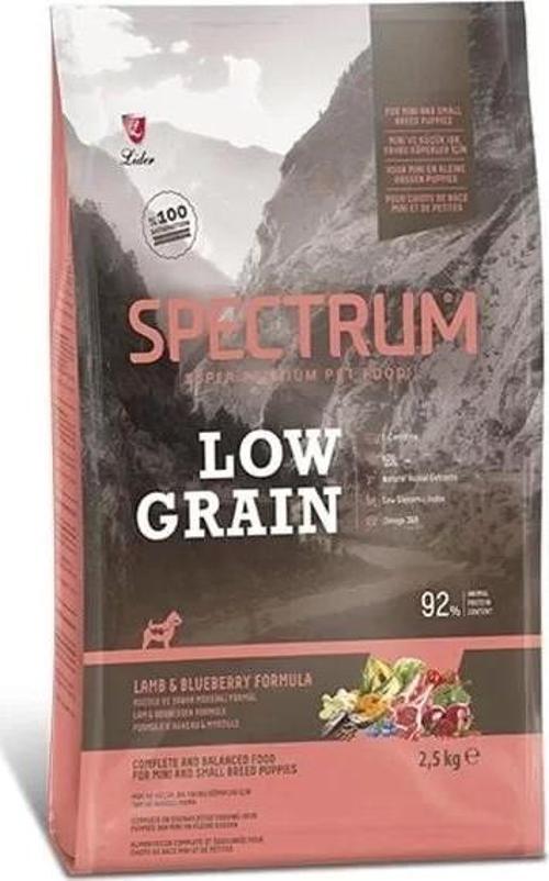 Spectrum Düşük Tahıllı Kuzulu ve Yaban Mersinli Küçük Irk Yavru Köpek Maması 2.5 Kg