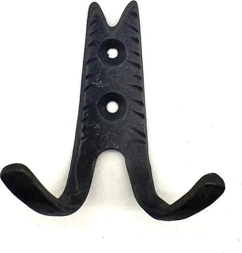 Antika Tarz Dekoratif Pirinç Kurt Askı - 75x70 Mm, Oksit