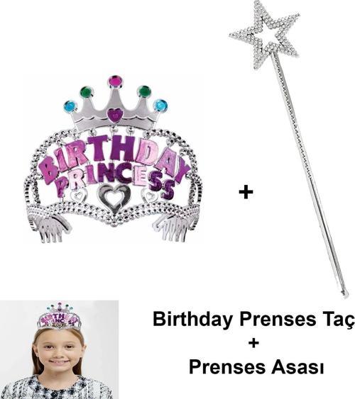 Kız Çocuk Doğum Günü Prenses Seti – Taç Ve Sihirli Asa