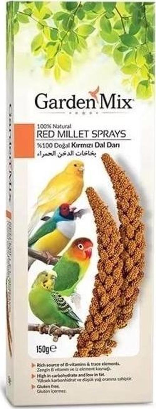 Garden Mix Kırmızı Darı Dalı Kuş Ödülü 150 Gr