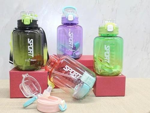 Pipetli Su Matarası 1100 Ml Bpa İçermez Alk3149