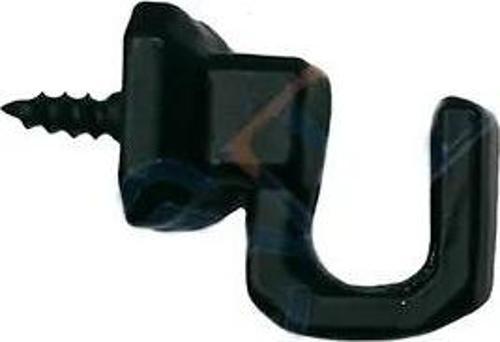 Vidalı Kanca, Askı Küçük - 15x18mm, Siyah - 100 Adet