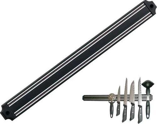 Mıknatıslı Bıçak Tutucu Stand - 49 Cm, Siyah