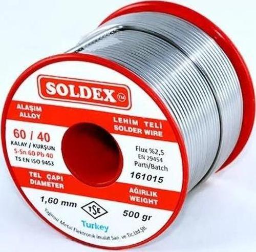 60-40 Lehim Teli 500 Gr 0.50 Mm - Sn:60 / Pb:40