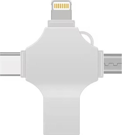 Otg 4in1 Cep Telefonu Çok Fonksiyonlu Usb Flash Bellek 128 Gb Type-c, Micro Sd Ve Kart Okuyucu