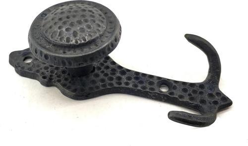 Antika Tarz Dekoratif Pirinç Portmanto Askı - 115x51 Mm, Oksit