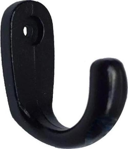 Büyük Tekli Fincan Askı, Dekor Askısı - Siyah, 100 Adet, 12x23x30 Mm