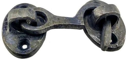 Antika Tarz Dekoratif Pirinç Çengeli - 5cm, Oksit